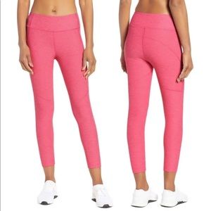 NWT Outdoor Voices Warmup Leggings (3/4 length), Flamingo Pink